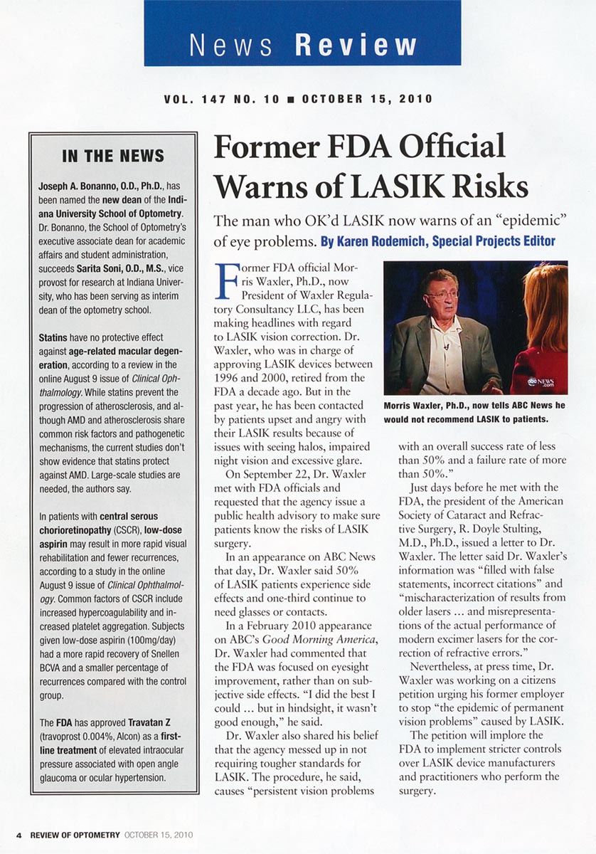 Review of Optometry, October